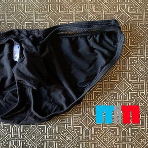 TINY BLACK JAPANESE BULGE BIKINI (SMALL)